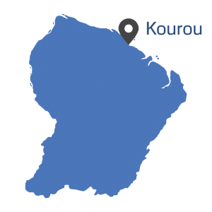 Carte Guyane - Kourou